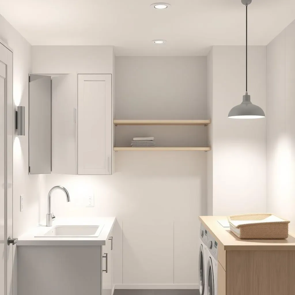 Practical Utility Room Lighting Ideas: Task Lighting Focus