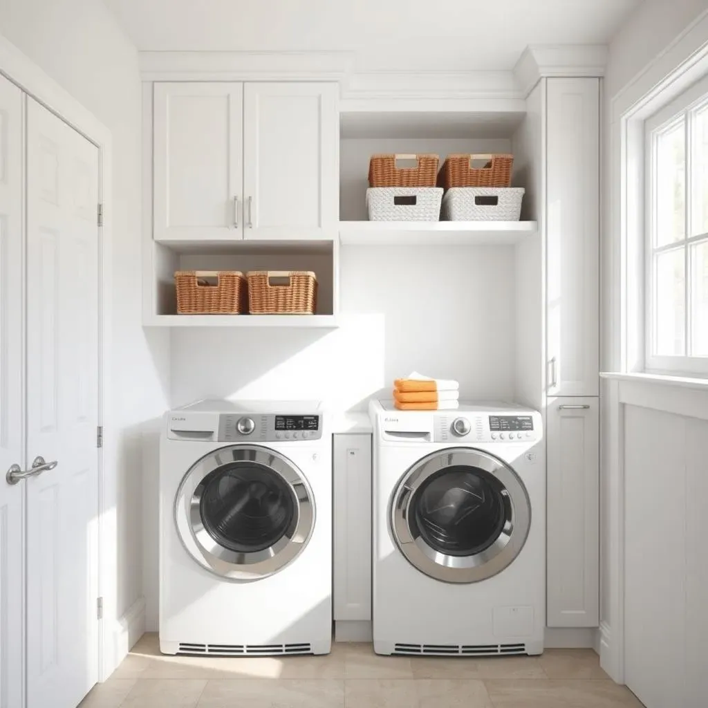 Reach for the Ceiling: Maximize Vertical Laundry Room Storage