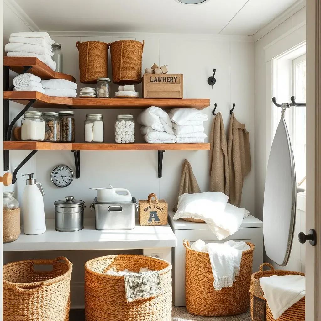 Rustic Decor and Organization Tips for Farmhouse Laundry Rooms
