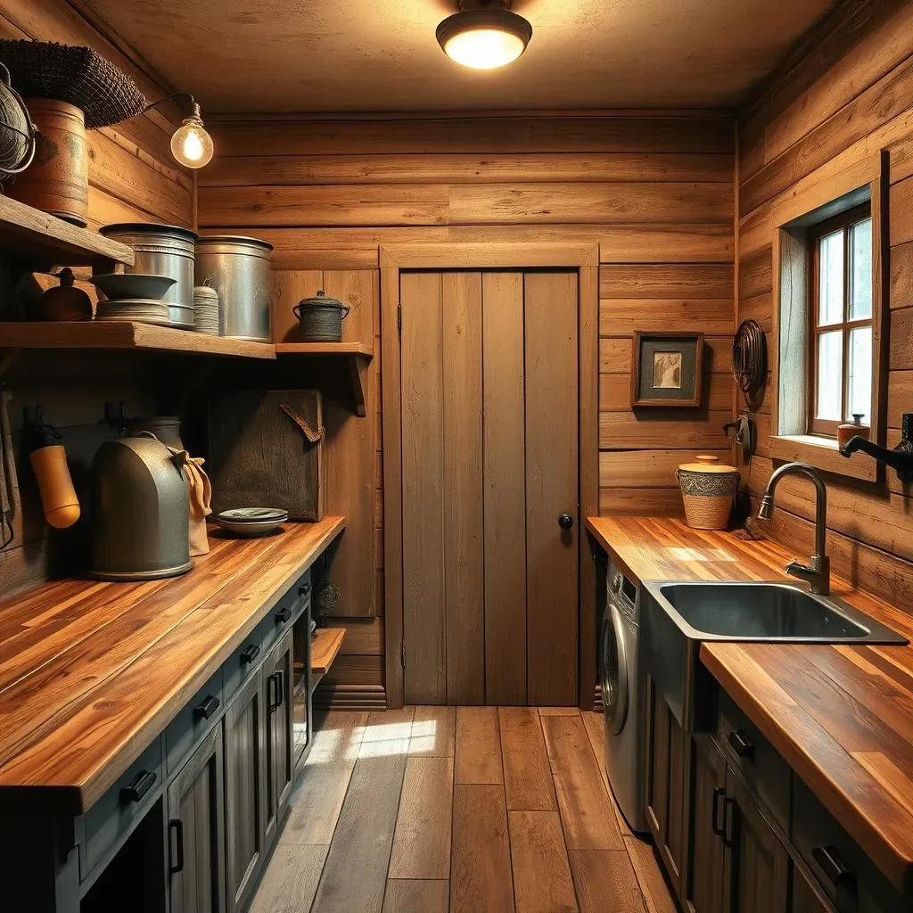 Amazing Rustic laundry room countertops ideas