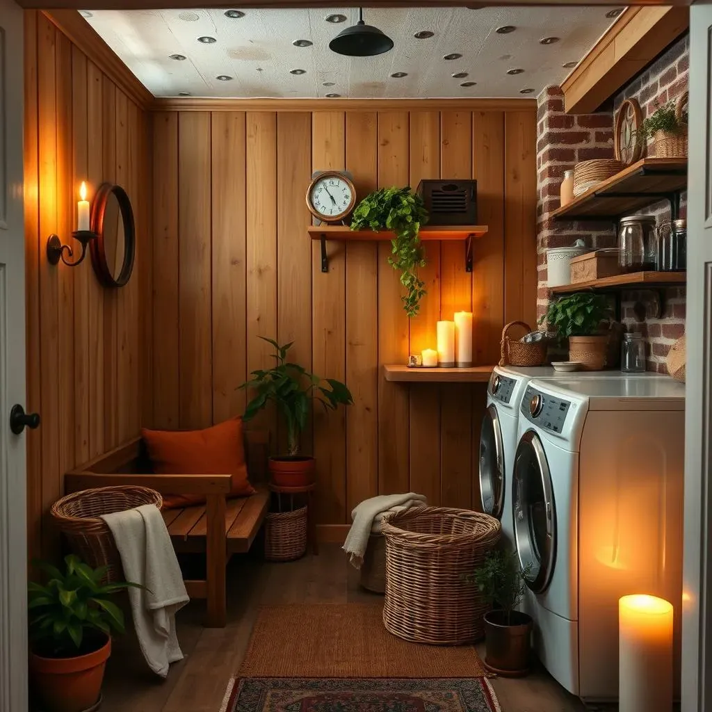 Absolute Rustic laundry room organization Ideas