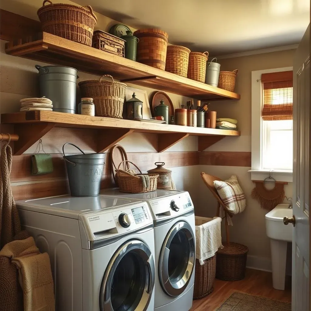 Rustic Laundry Room Shelving: Choosing the Right Materials