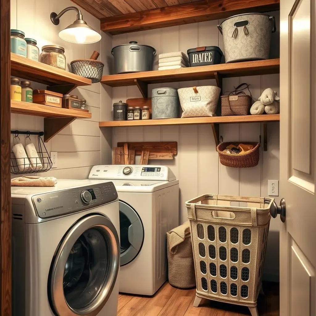 Ultimate Rustic Laundry Room Storage Ideas