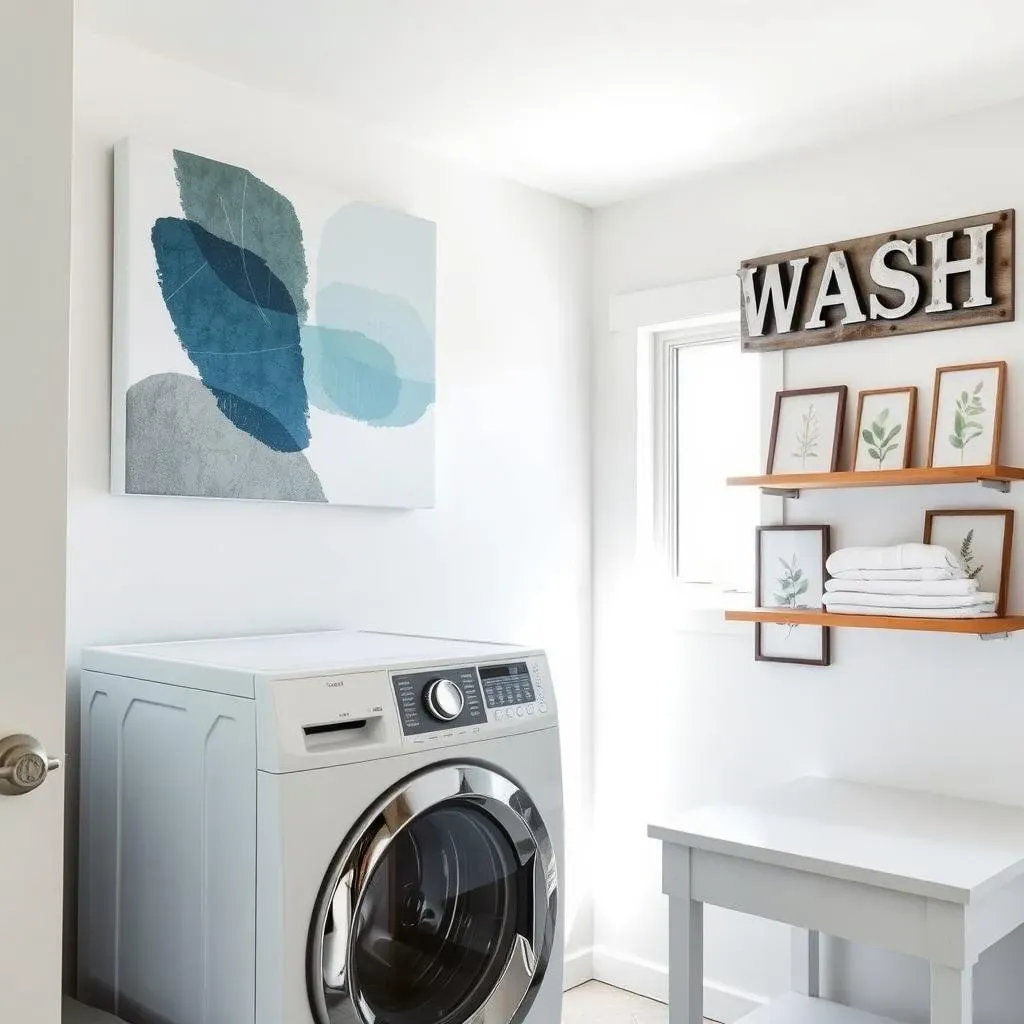 Selecting the Ideal Modern Laundry Room Wall Art: Size, Material, and Placement