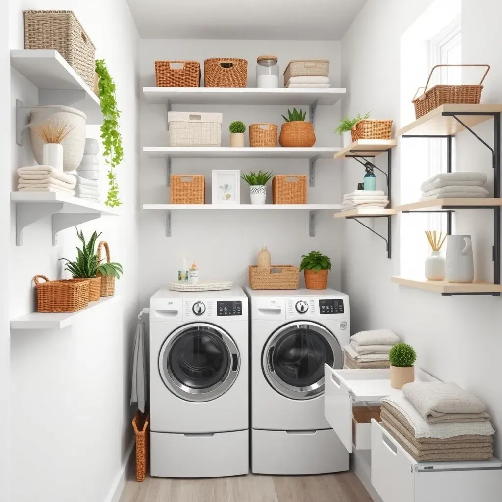 Amazing Shelf Ideas for Small Laundry Room: Maximize Space