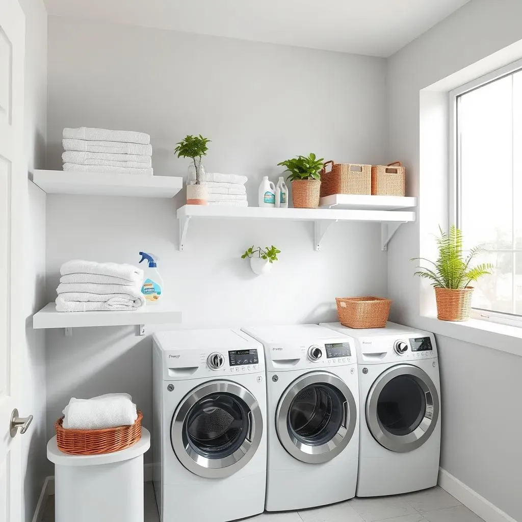 Smart Shelves In Laundry Room Ideas:  Genius Storage Solutions