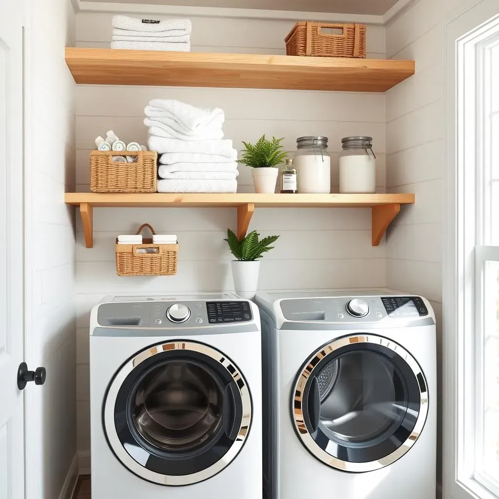 Simple Shelving Storage Ideas for Laundry Room
