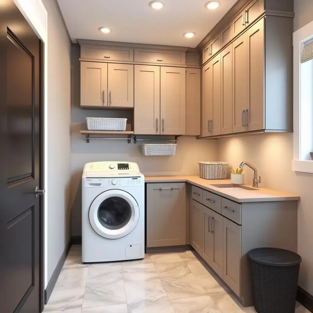 Small Basement Laundry Room Design Ideas: SpaceSaving Strategies