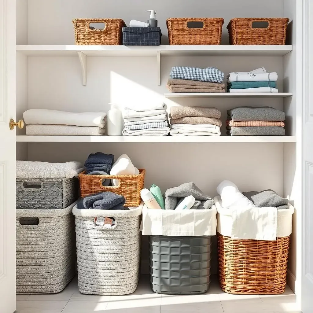 Amazing Small Laundry Room Basket Ideas: Space-Saving Hacks