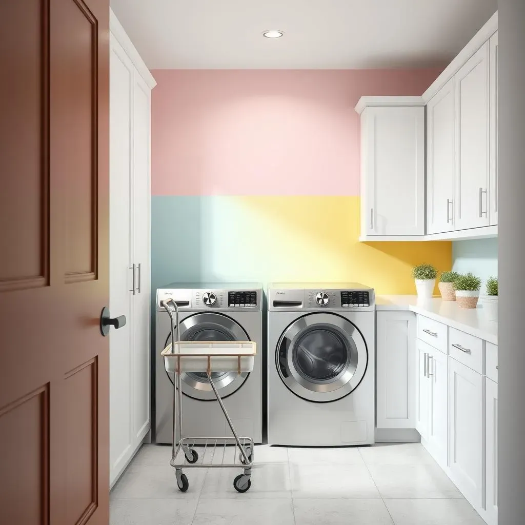 Amazing Small Laundry Room Color Ideas:  Wash Day Joy