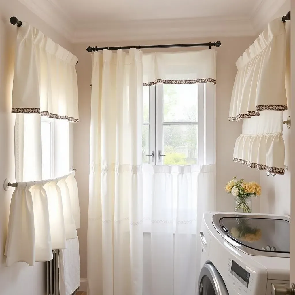 Small Laundry Room Curtains: Styles and Patterns