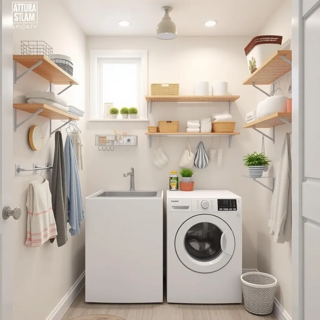 Absolute small laundry room hanging ideas for your home