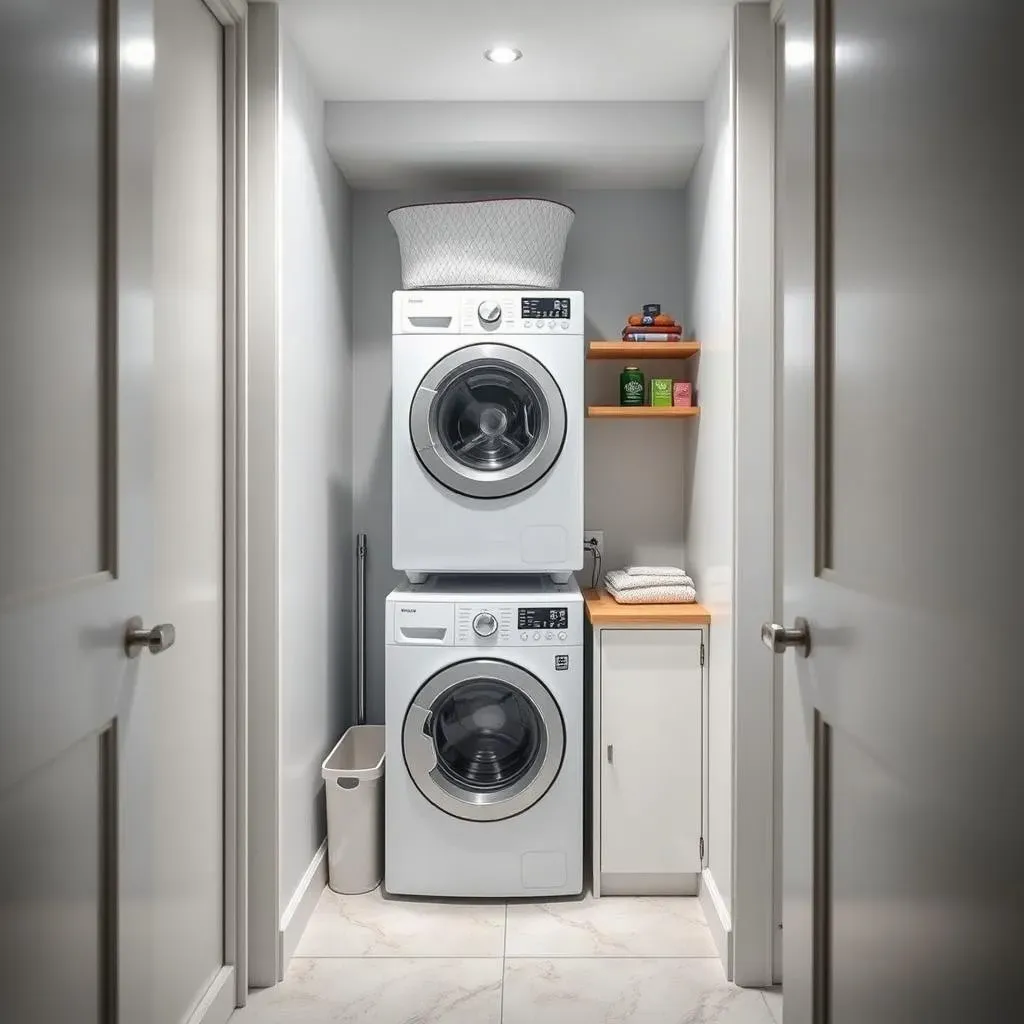 Amazing Small Laundry Room Ideas Stackable: Space-Saving Hacks