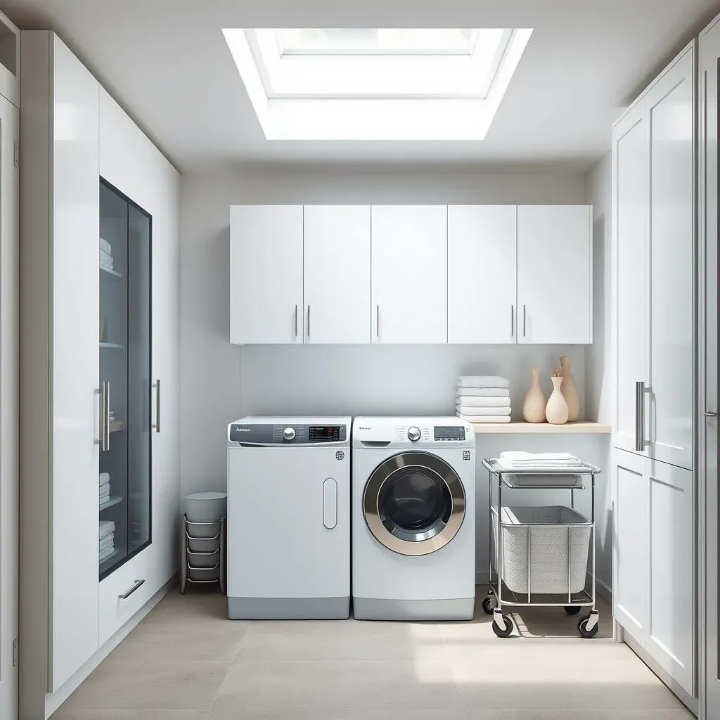 Stylish Small Laundry Room Ideas With Top Load Washer