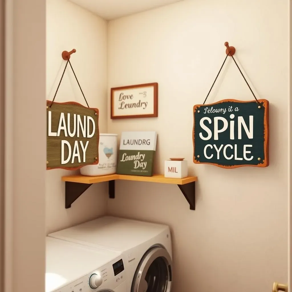 Small laundry room signs: Discover Amazing Decor Ideas