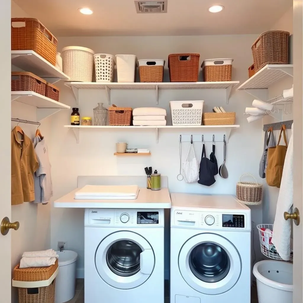 Amazing Small Laundry Room Storage Ideas Pinterest for You