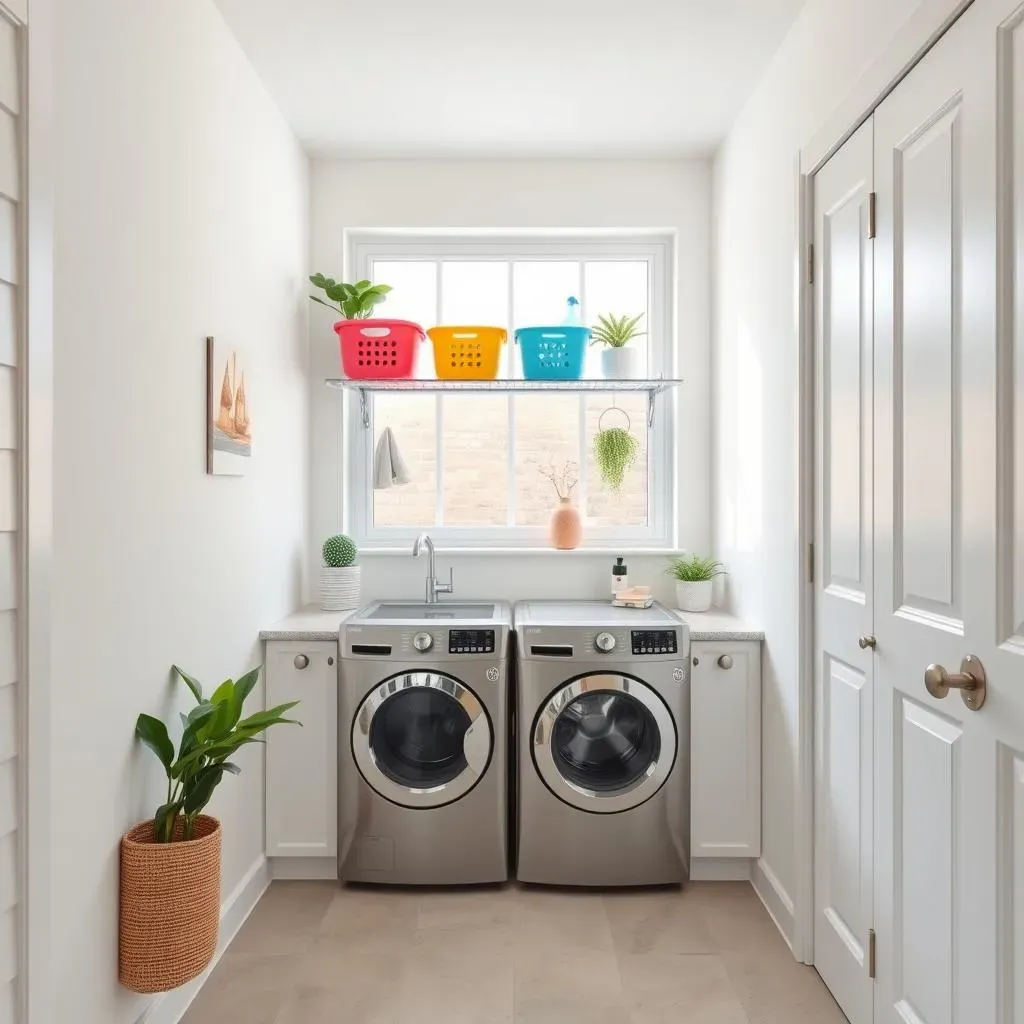 Amazing Small Laundry Room with Window Ideas