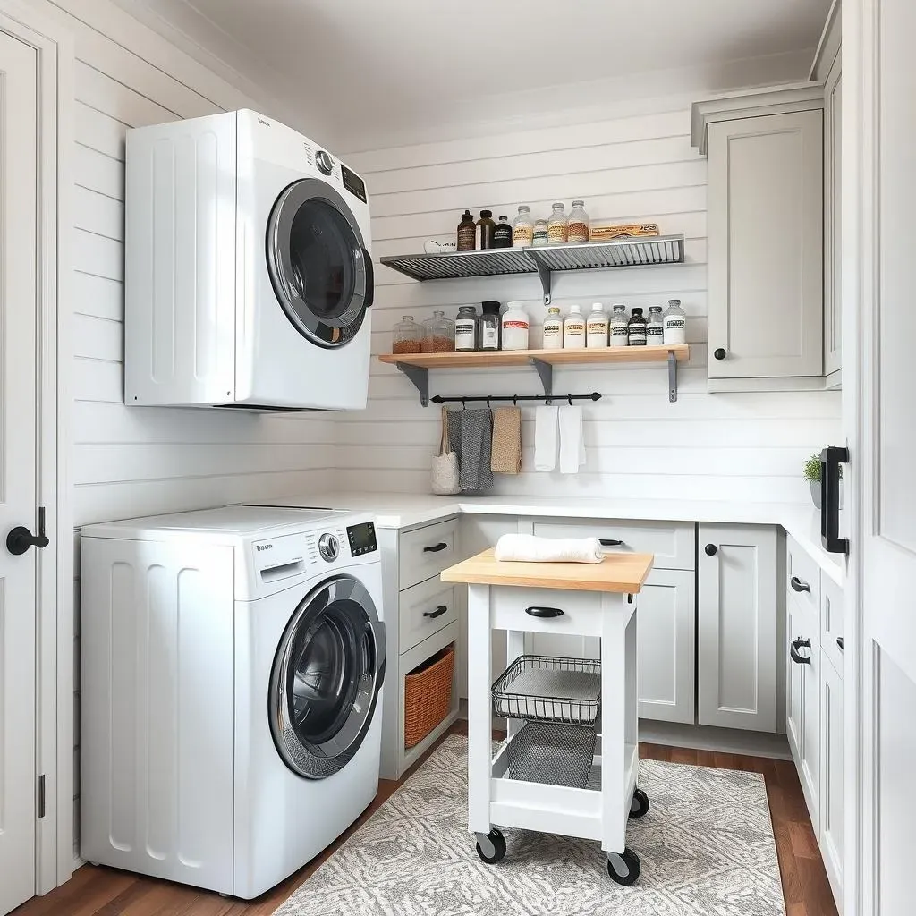 Small Modern Farmhouse Laundry Room Ideas: SpaceSaving Tips & Tricks