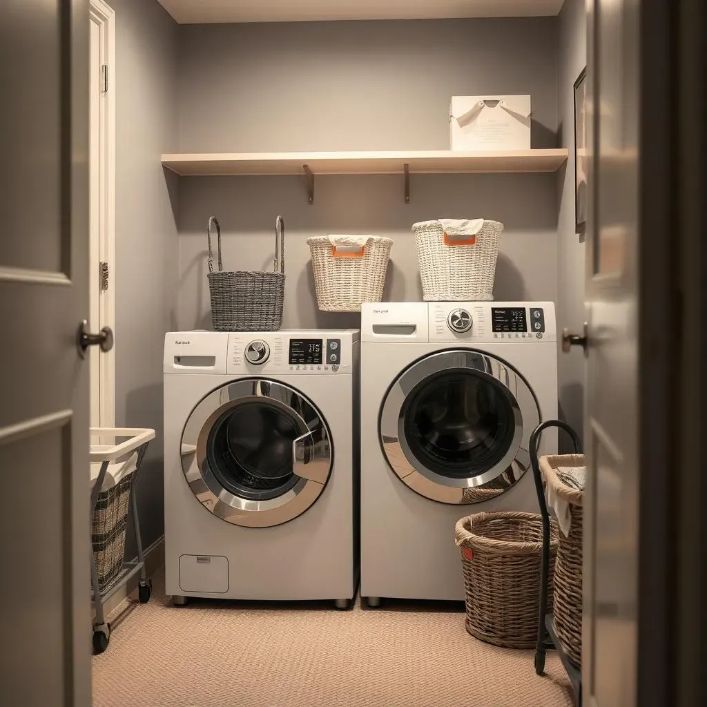 Amazing Small Room Laundry Ideas: Design &amp; Organization