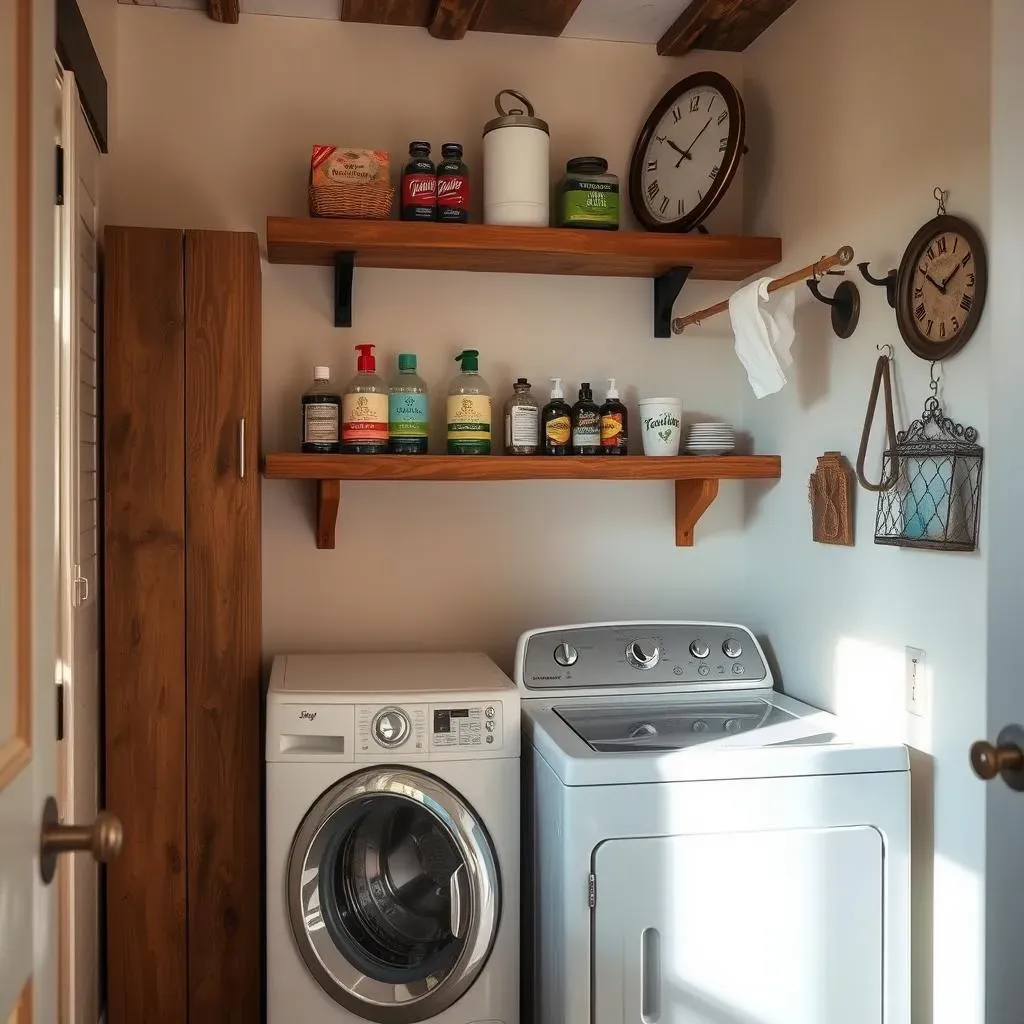 Small Rustic Laundry Room Decorating Ideas