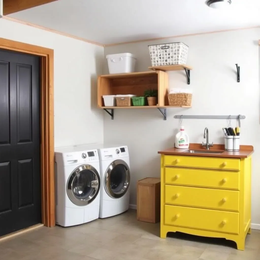 Smart and Fun DIY Storage Ideas for Unfinished Basement Laundry Rooms