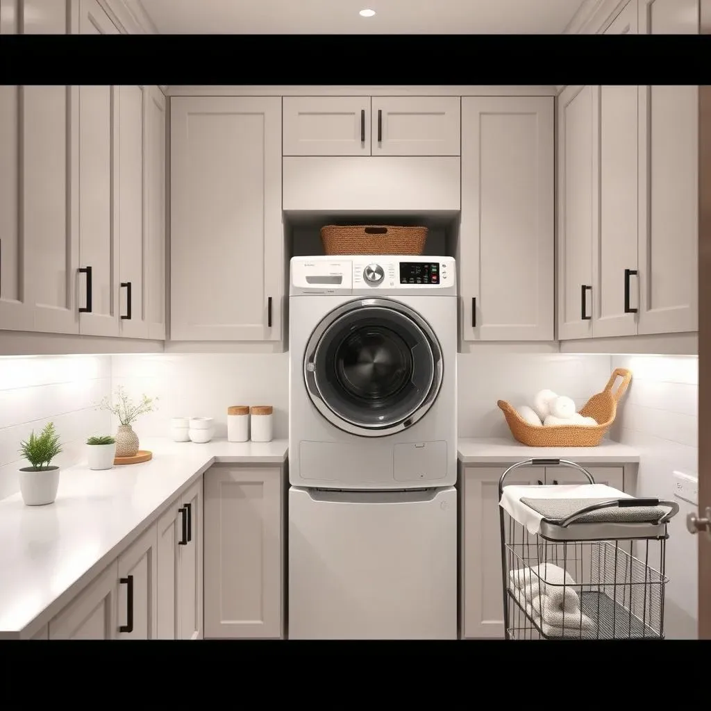 Smart Designs for Stacked Small Laundry Room Ideas Stackable Washer Dryer