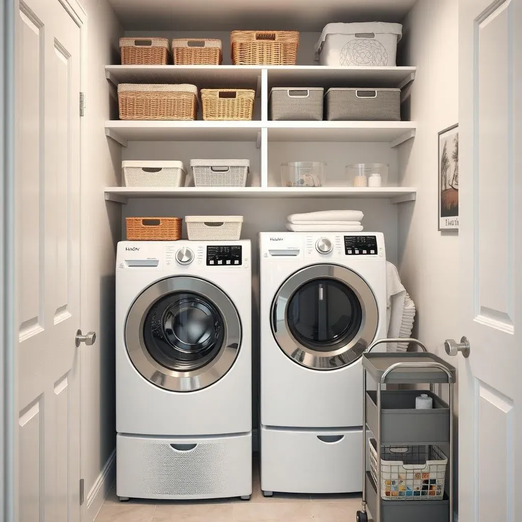 Smart Laundry Room Ideas Small Space for Vertical Storage