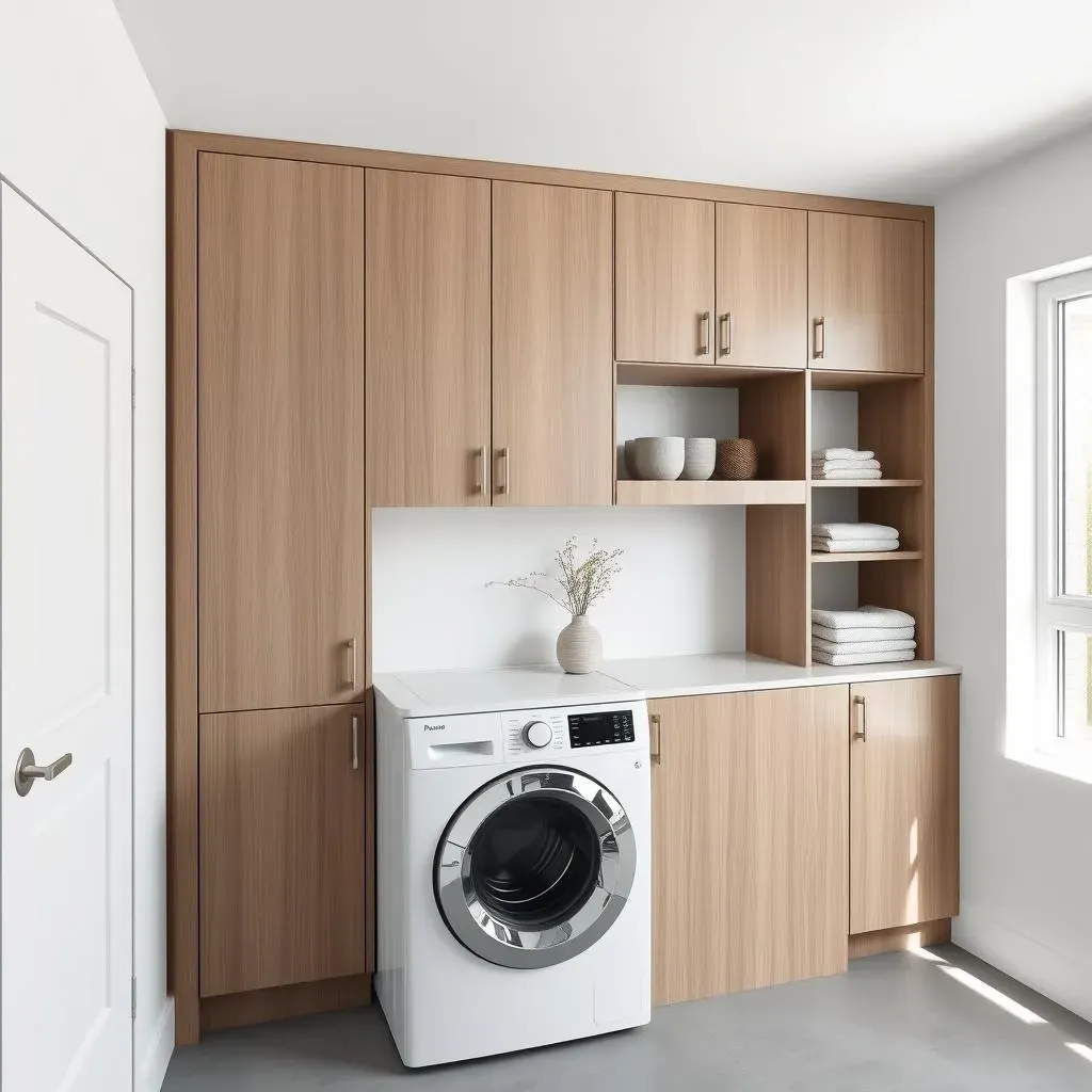 Smart Small Laundry Room Cabinets Ideas