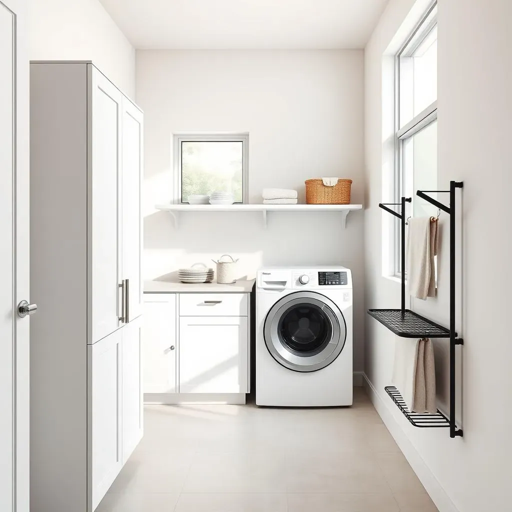 Smart Small Laundry Room Decorating Ideas: Think Vertical