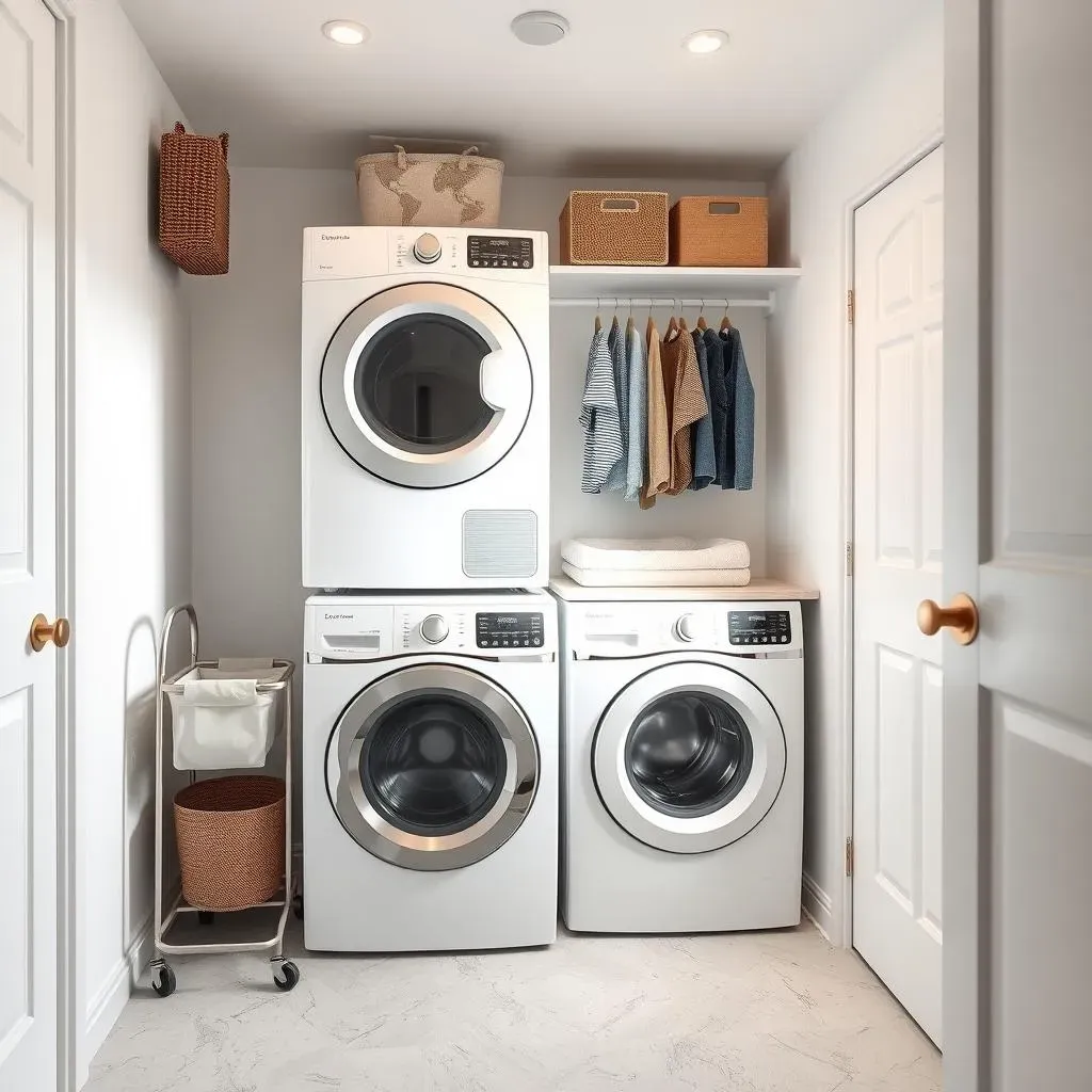 Smart Small Laundry Room Ideas for Hanging Clothes