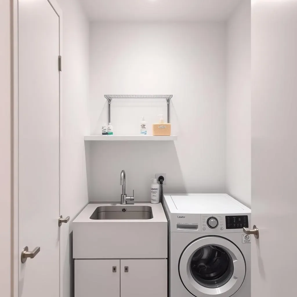 Smart Small Laundry Room Ideas with Sink