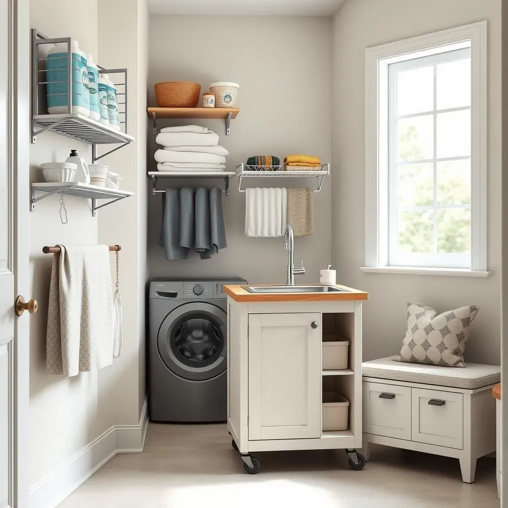 Smart Small Laundry Room Ideas with Utility Sink Integration