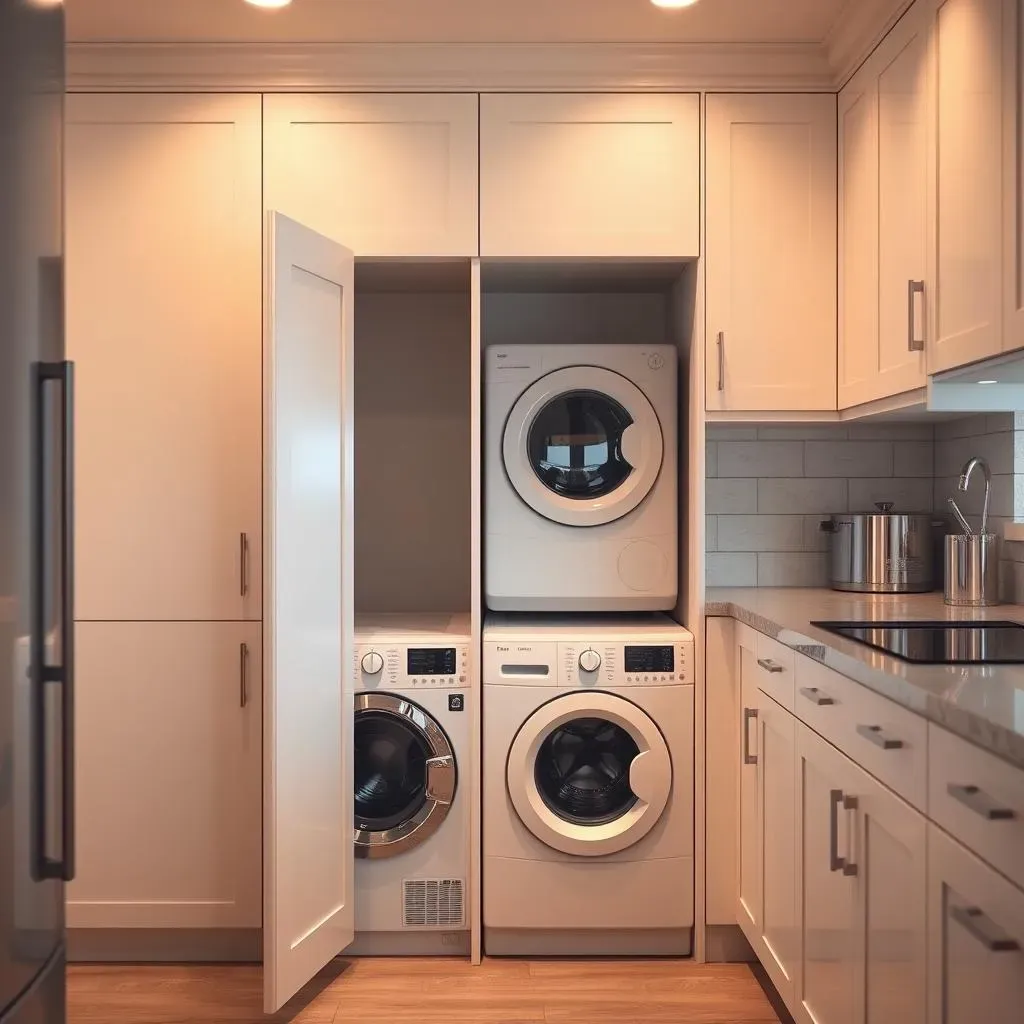 Smart Small Laundry Room in Kitchen Ideas