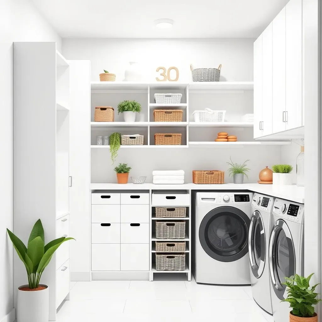 Smart Small Laundry Room Pantry Ideas for Storage