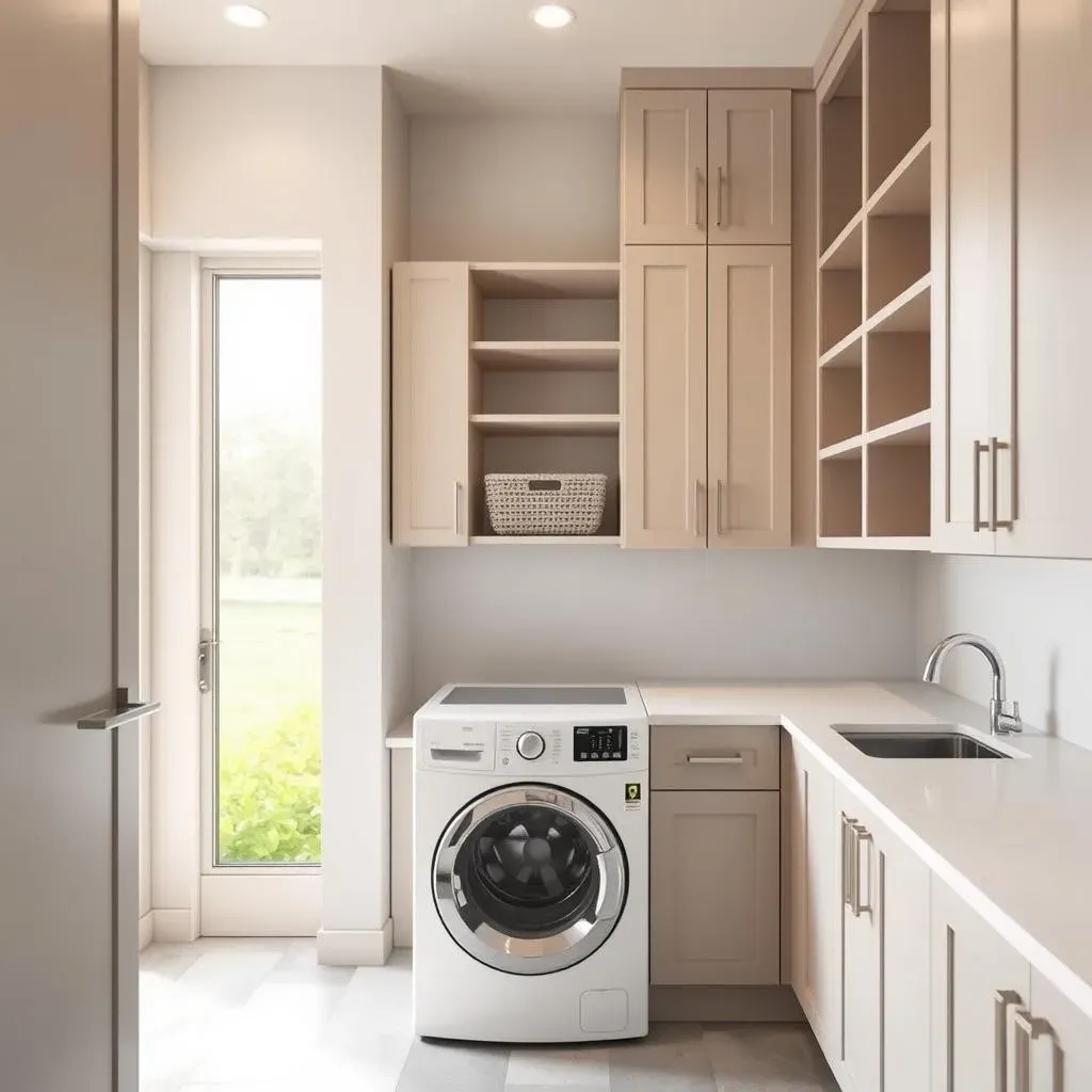 Smart Small Space Laundry Room Ideas: Vertical Solutions