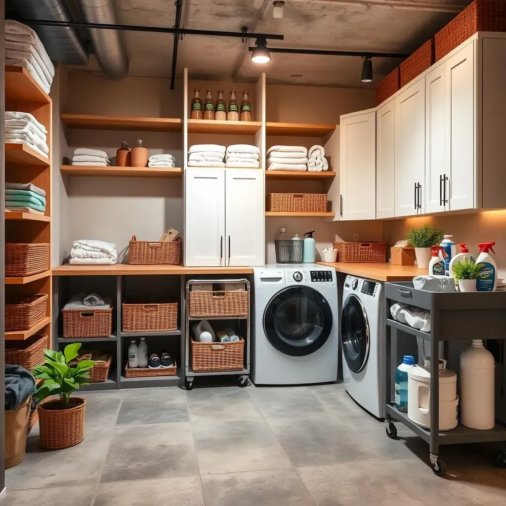 Smart Storage and Style: Basement Laundry Room Makeover Ideas for Functionality