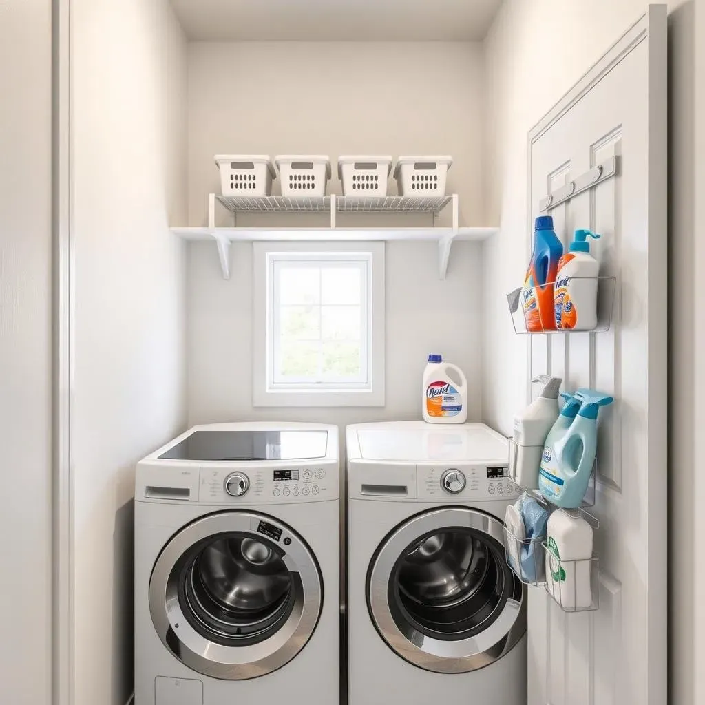 Smart Storage for Your Very Small Laundry Room