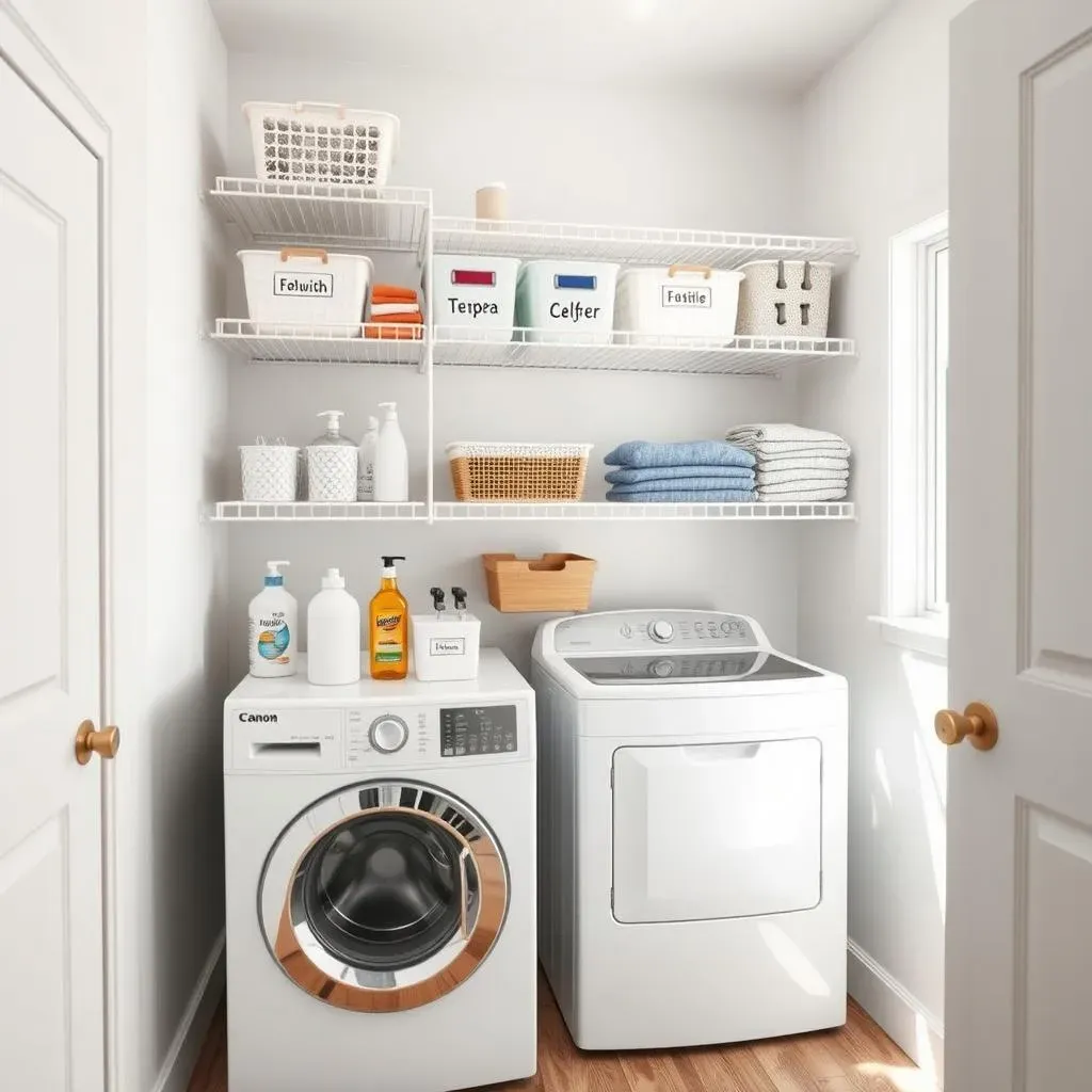 Smart Storage Ideas with Affordable Laundry Room Shelving Units