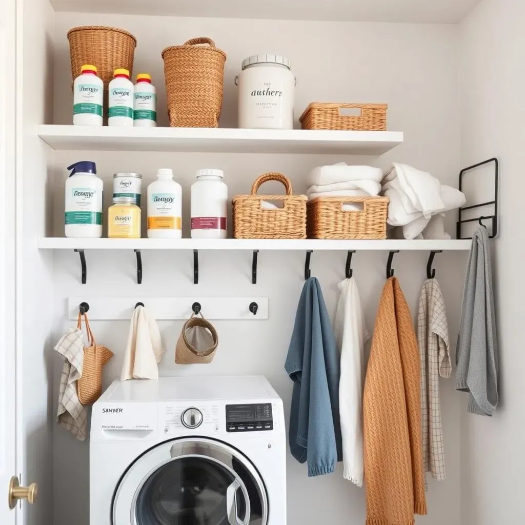 Smart Storage Meets Style: Functional Laundry Room Wall Decor Solutions