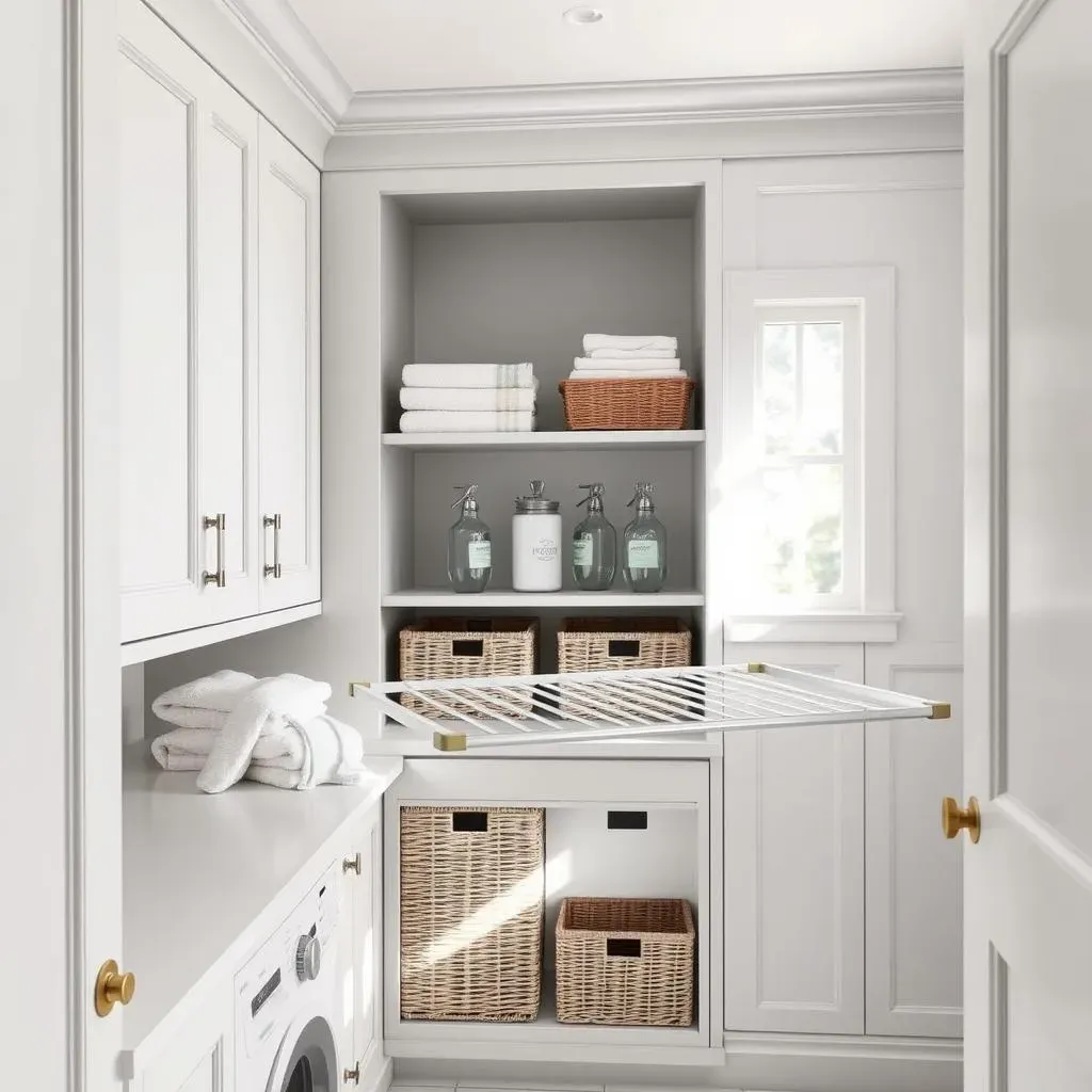 Smart Storage Solutions for an Elegant Laundry Space
