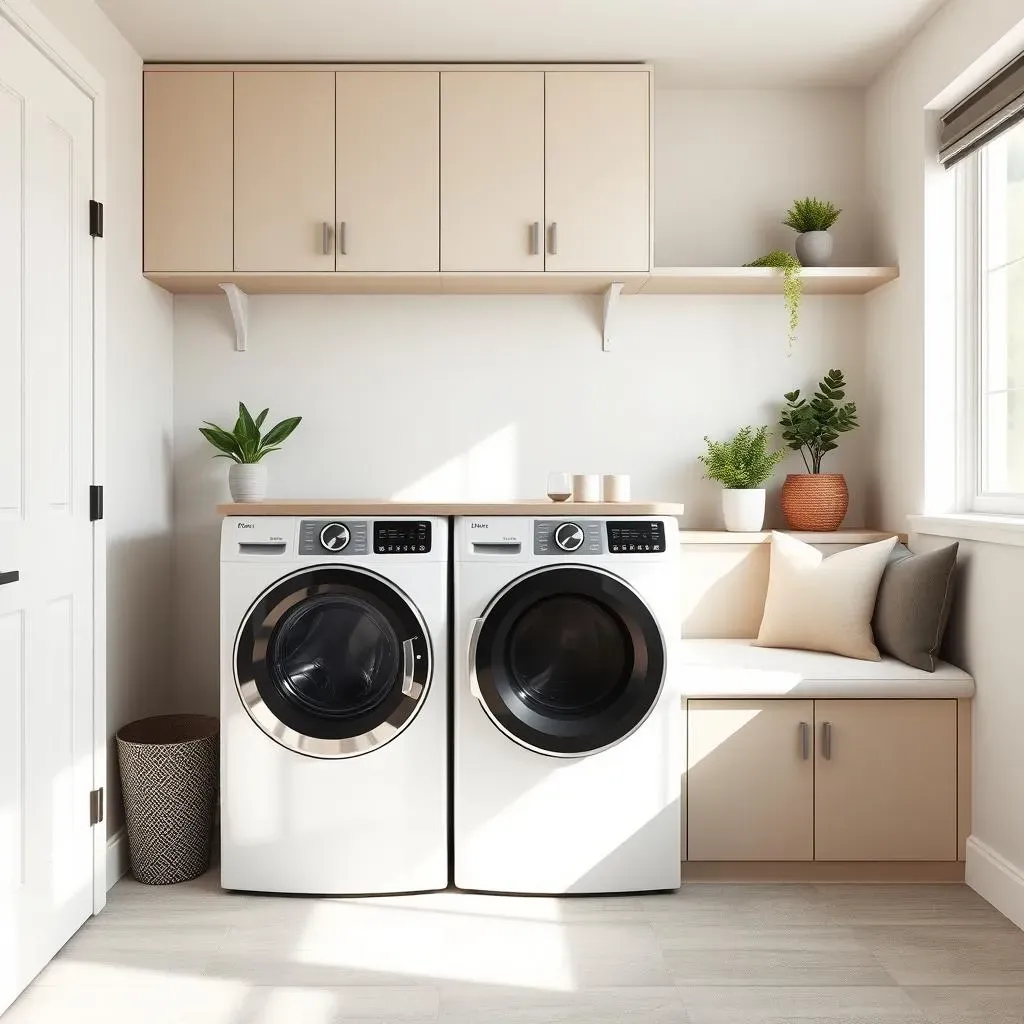 Smart Storage Solutions for Modern Contemporary Laundry Rooms