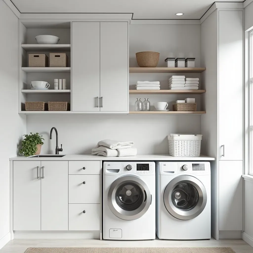 Smart Storage Solutions for Sleek Modern Laundry Rooms