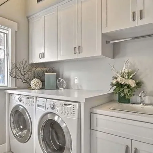 Smart Storage Solutions in Your Small Laundry Room Half Bath