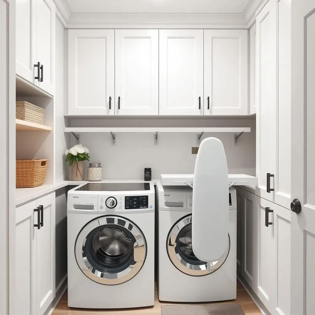 Smart Storage Solutions: Maximizing Space with White Laundry Room Cabinets