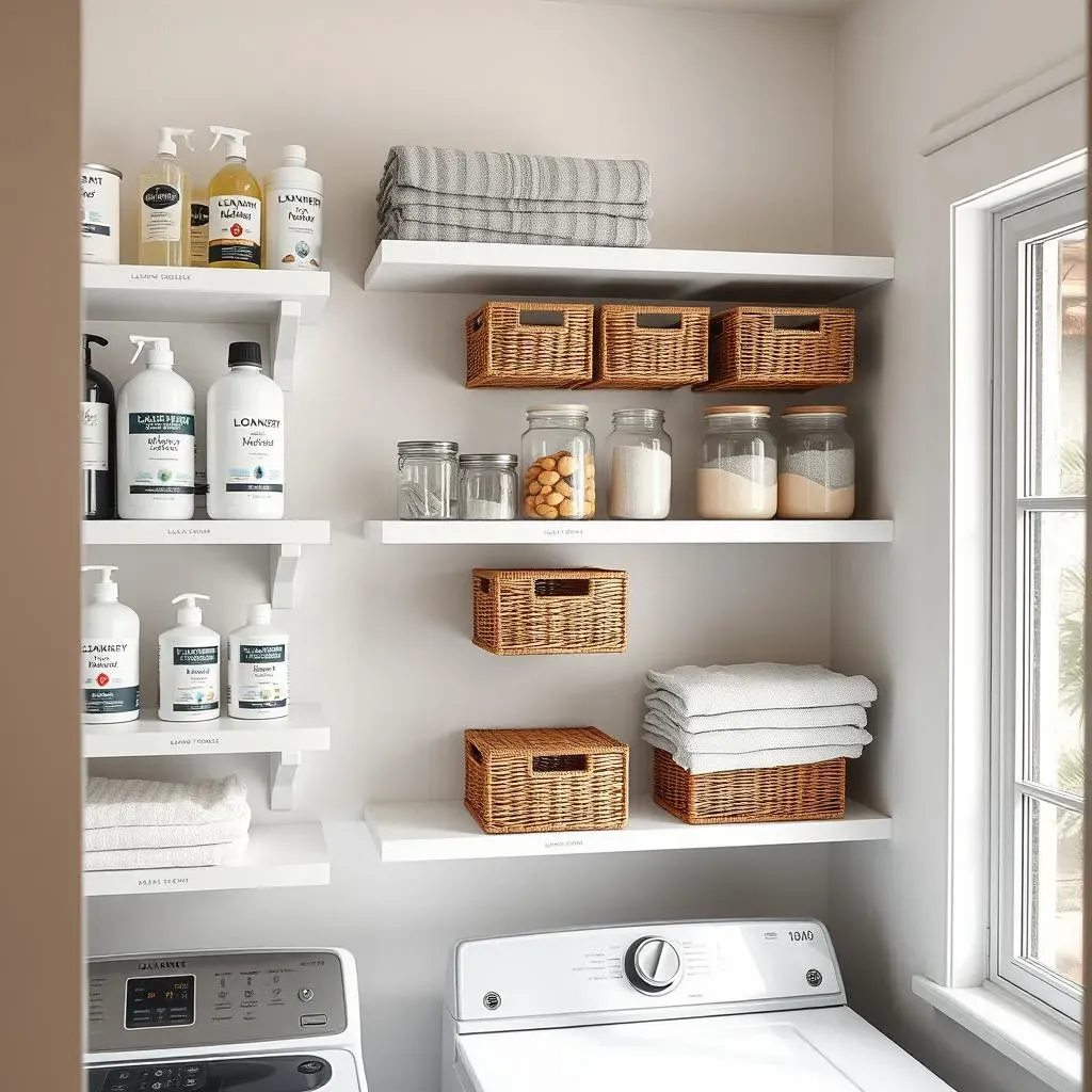 Smart Storage Solutions: Organizing Your WallMounted Laundry Room Shelves