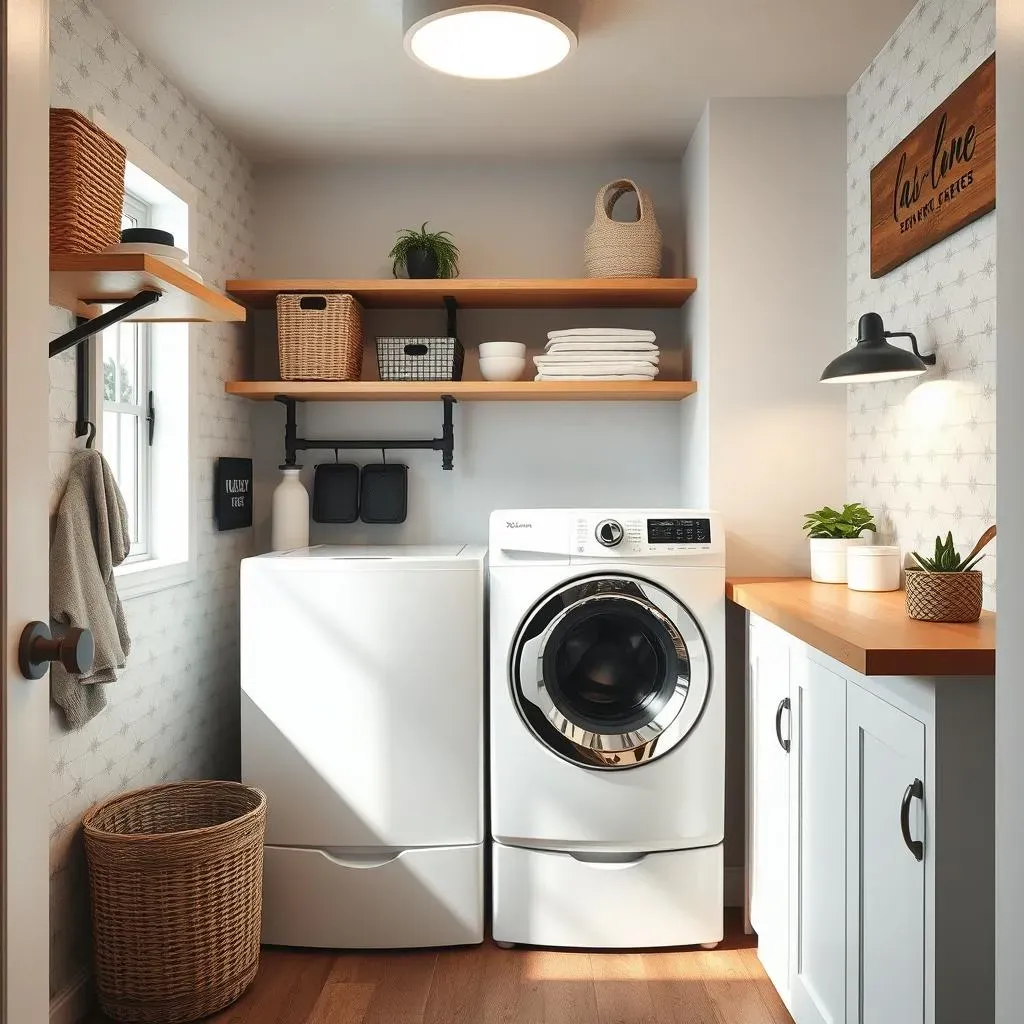 Smart Wall Small Laundry Room Ideas with Top Loading Washer: DIY & Style