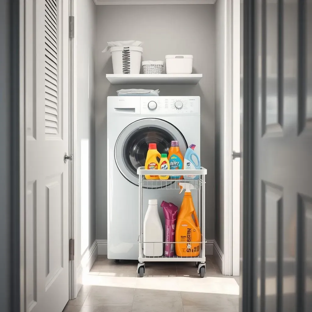 Sneaky Spots: Using Gaps for Laundry Room Storage Ideas