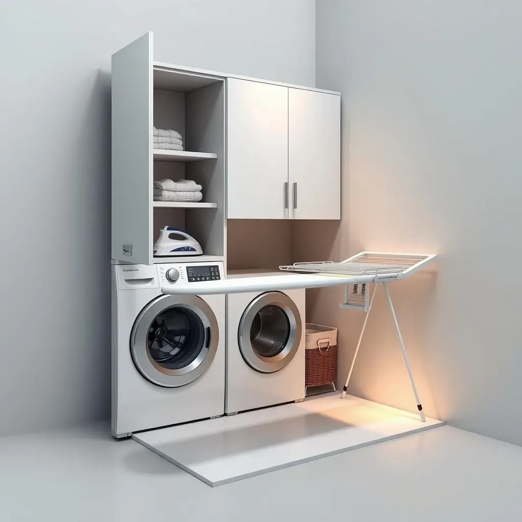 SpaceSaving Cabinet Solutions in Small Laundry Rooms