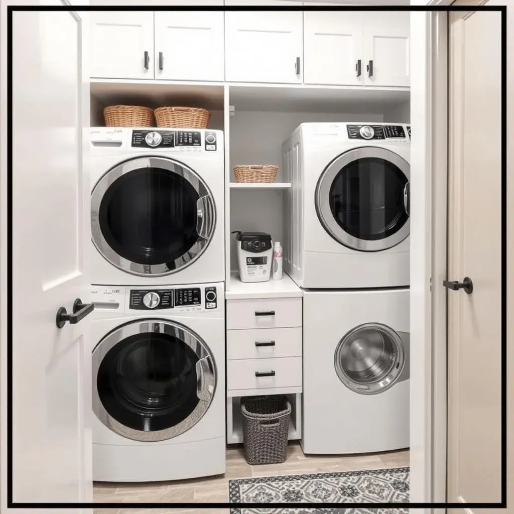 SpaceSaving Ideas for Small Modern Laundry Rooms