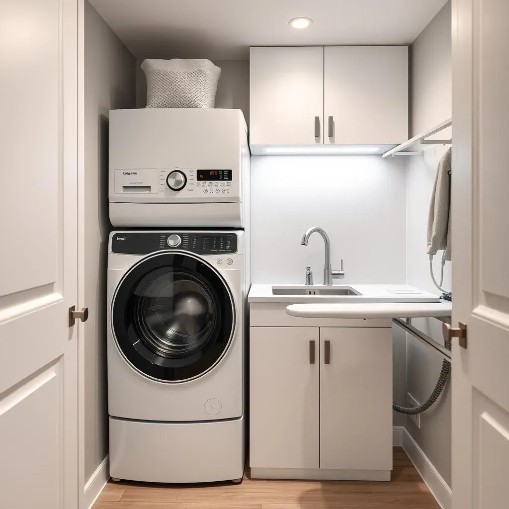 SpaceSaving Laundry Appliances and Fixtures